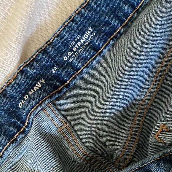 Curvy High-Waisted Button-Fly OG Straight Jeans - Size 24 - Picture 3 of 11